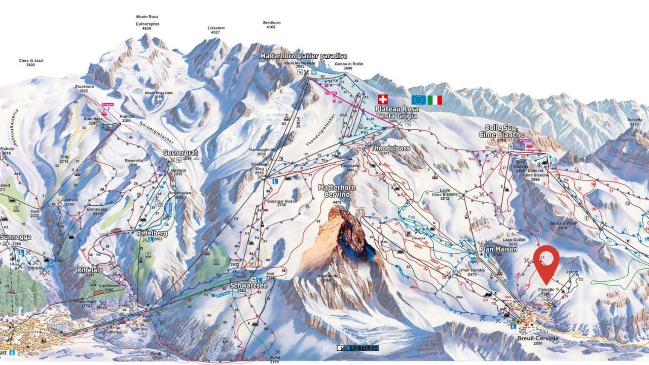 شقة Le Petit Refuge Cervinia بيريوِل تْشيرفينيا المظهر الخارجي الصورة